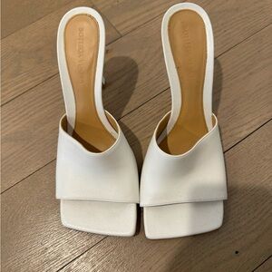 Bottega Veneta Cream Mules